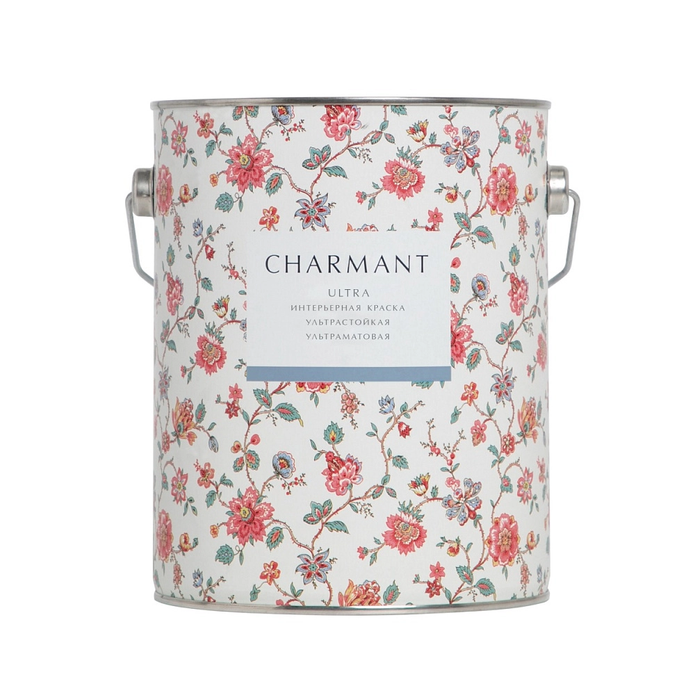 картинка Краска Charmant Ultra ультраматовая моющаяся акрил-уретановая база А 0,9 л от магазина Art Lab