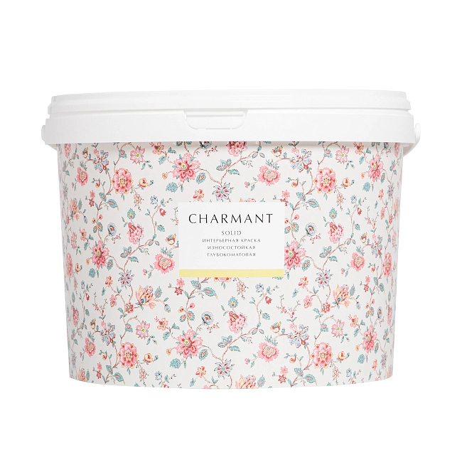 Краска Charmant Solid глубокоматовая моющаяся акрил-уретановая   база А 9 л