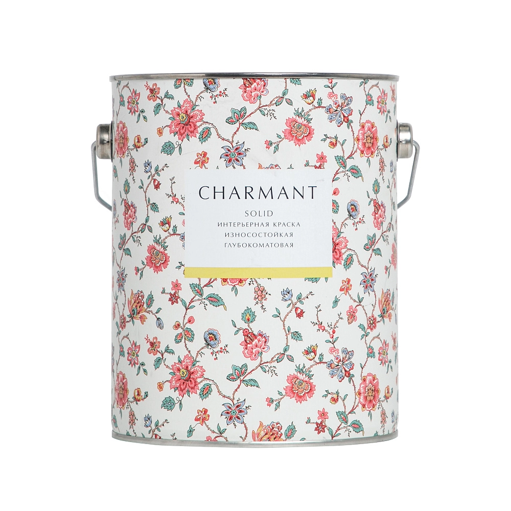 картинка Краска Charmant Solid глубокоматовая моющаяся акрил-уретановая   база А 2,7 л от магазина Art Lab