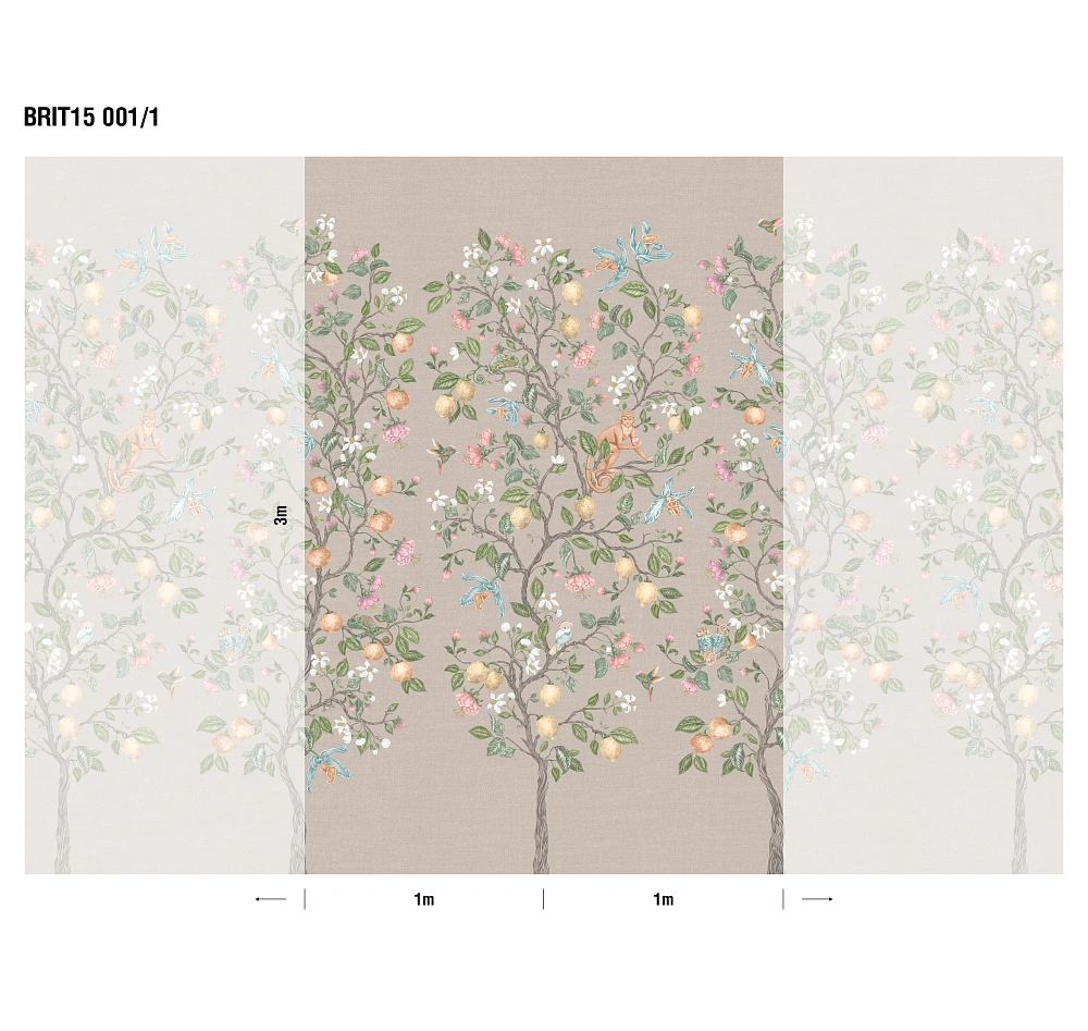 картинка Обои BRIT 15 001/1 от магазина Art Lab
