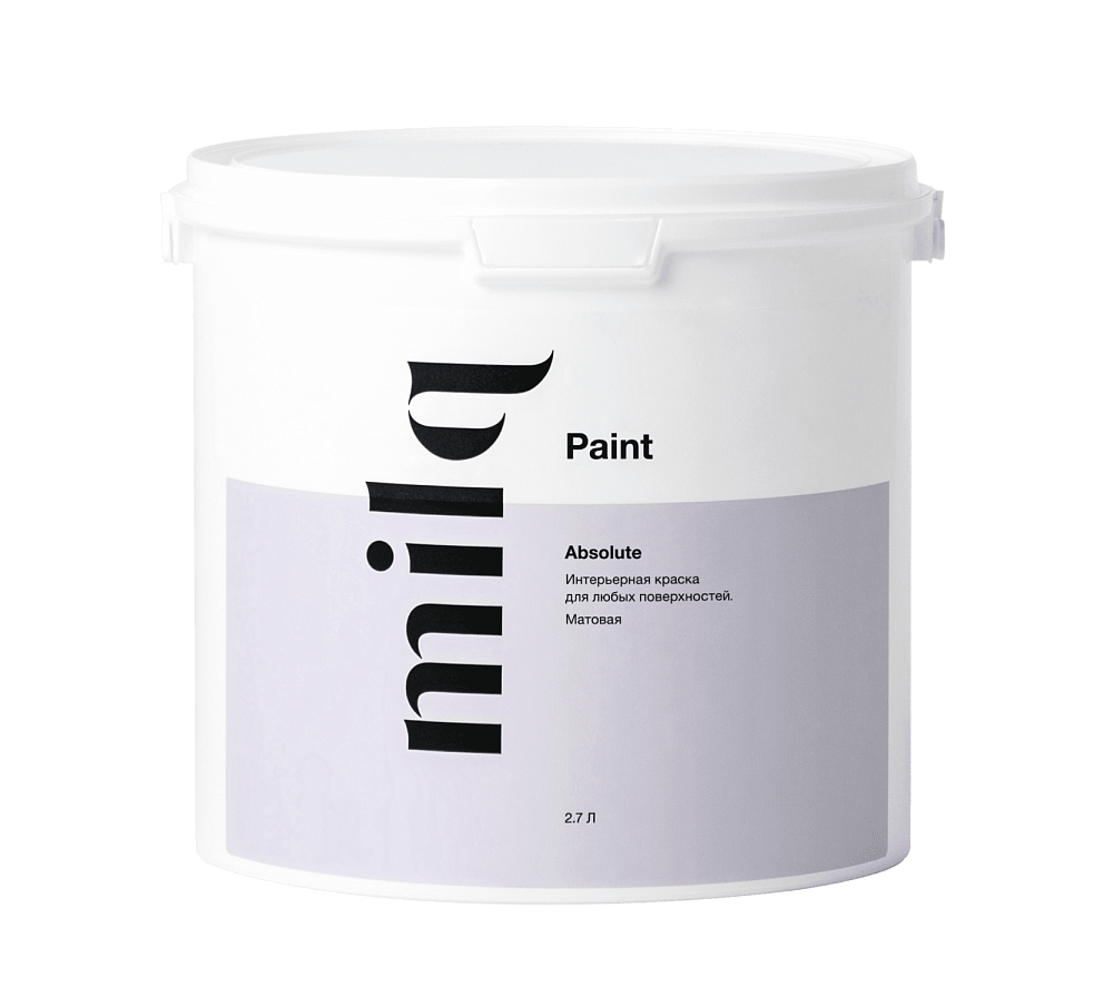 картинка Краска Milq Absolute 9л база А от магазина Art Lab
