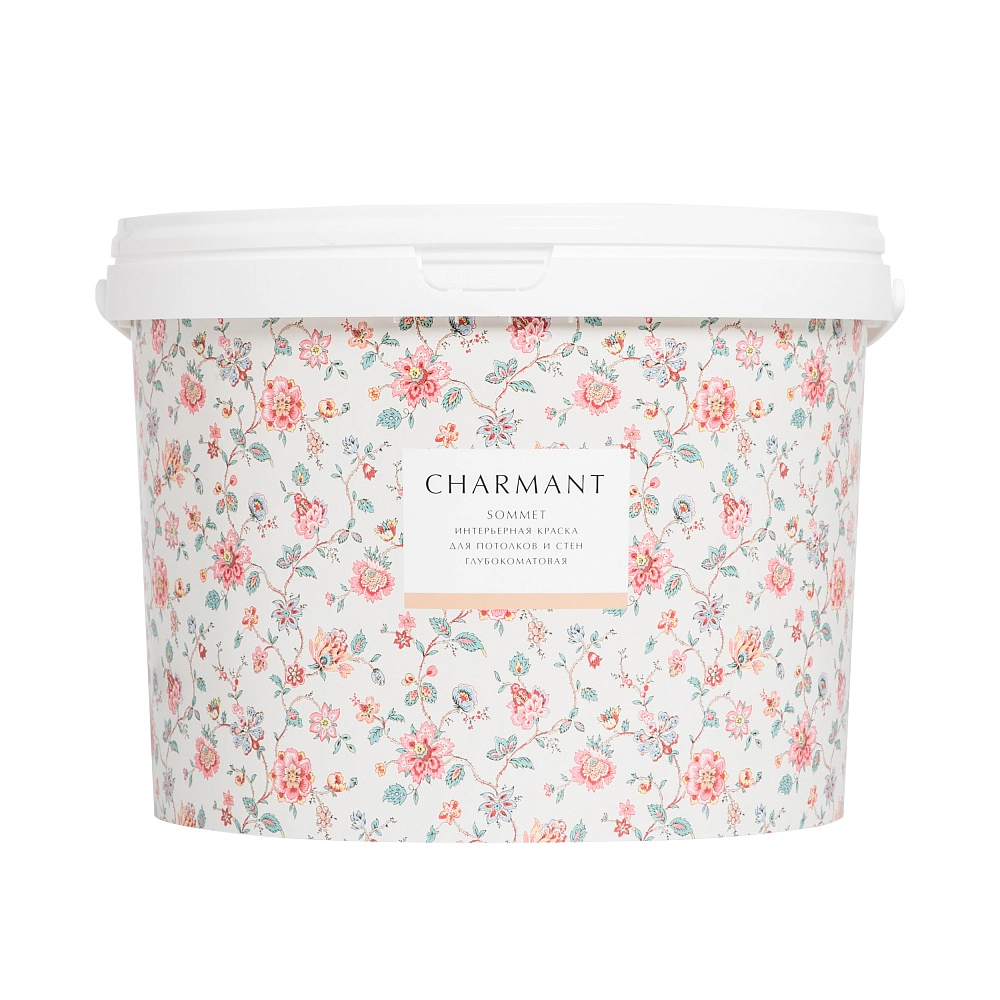 картинка Краска Charmant Sommet акрил-уретановая для стен и потолков  база А 9 л от магазина Art Lab