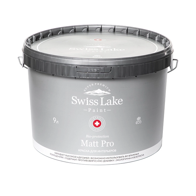 Краска Swiss Lake Matt Pro база А 9л