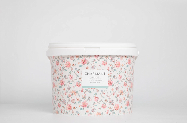 Краска Сharmant Marinel полуматовая акрил-уретановая для влажных помещений  база А 9 л