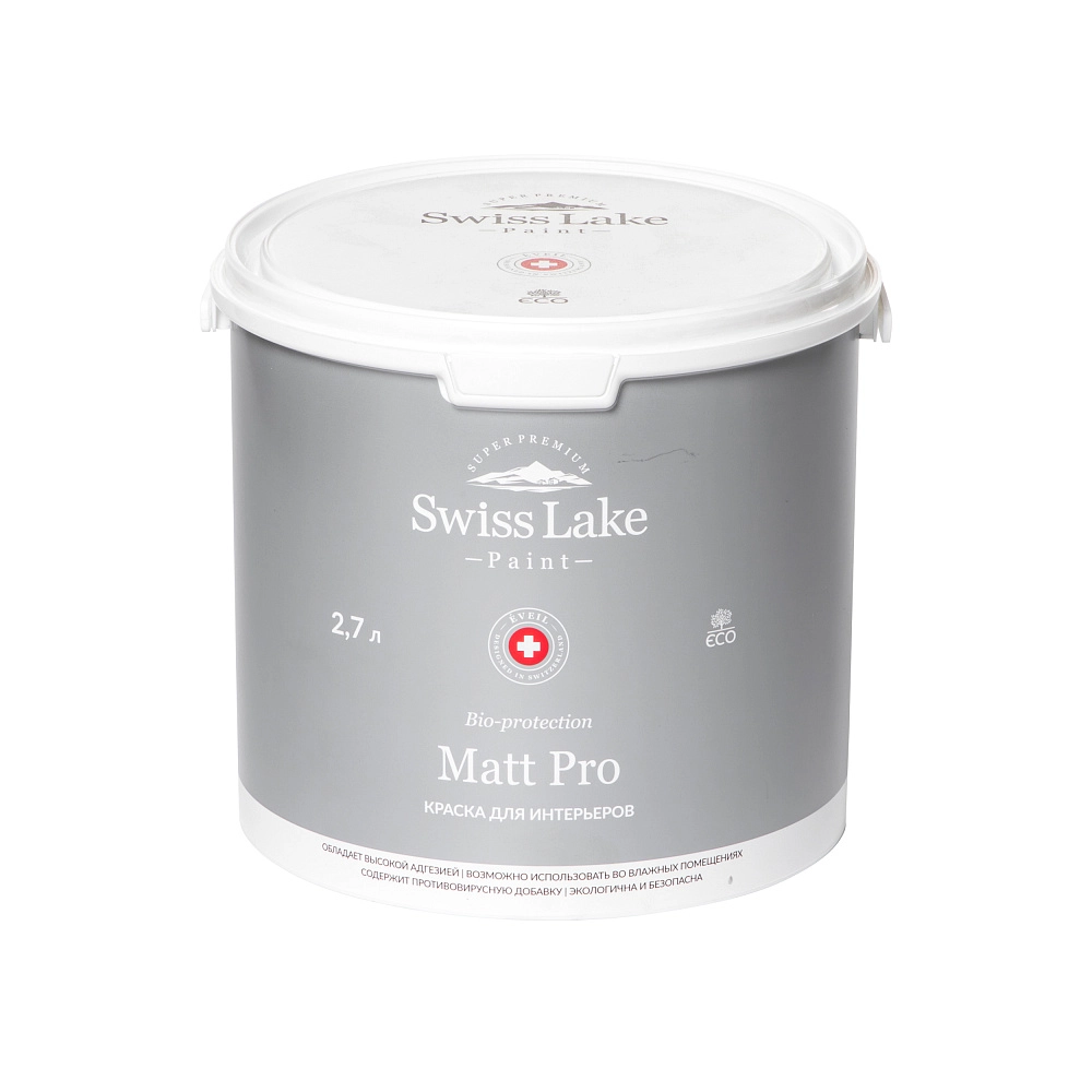 картинка Краска Swiss Lake Matt Pro база А 2,7л от магазина Art Lab