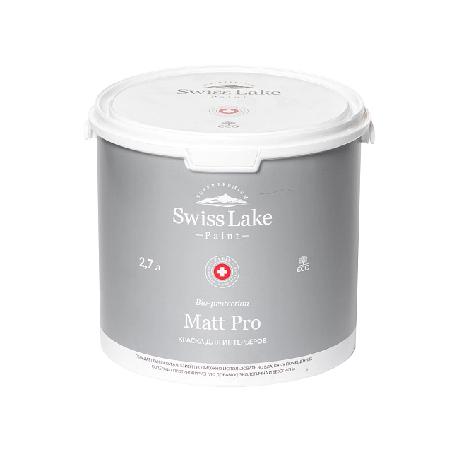 Краска Swiss Lake Matt Pro база А 2,7л