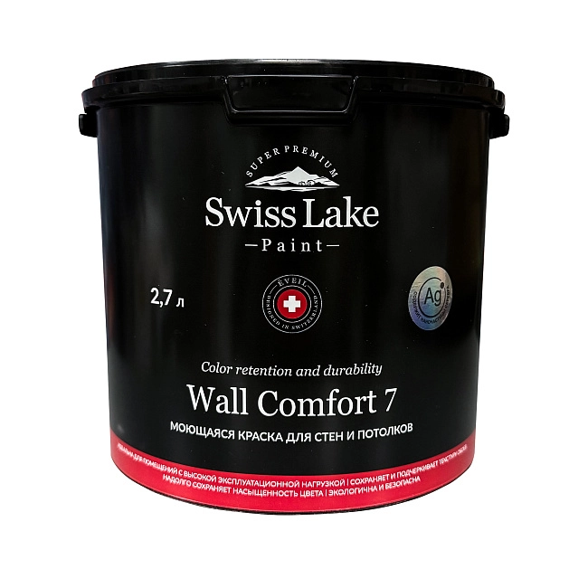 Краска Swiss Lake Wall Comfort 7 база А 2,7л