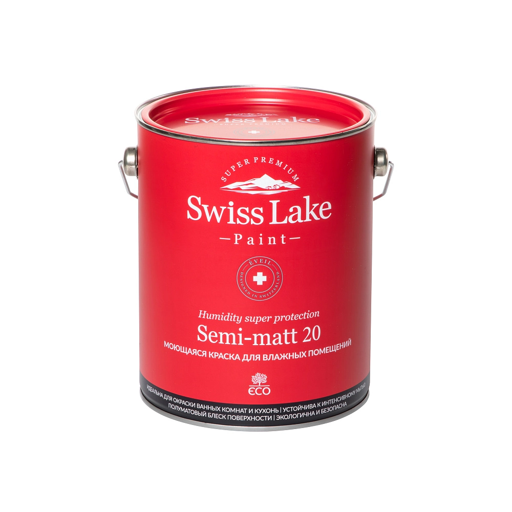 картинка Краска Swiss Lake Semi-matt 20 база А 2,7 от магазина Art Lab