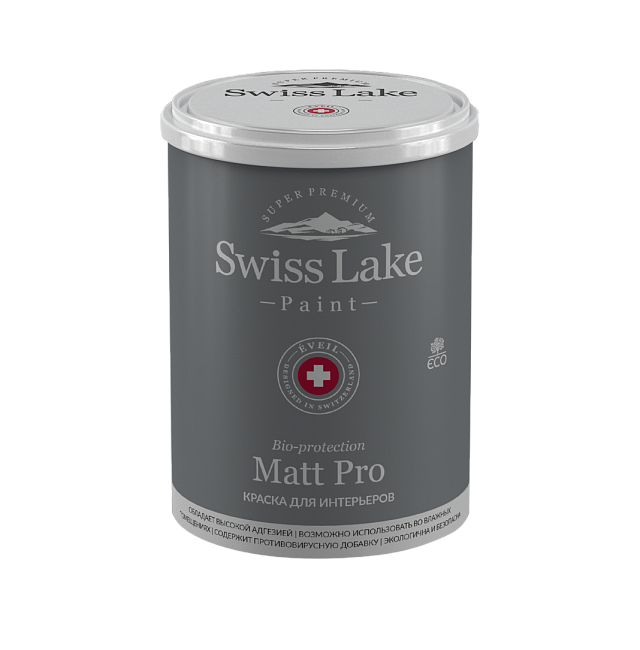 Краска Swiss Lake Matt Pro база А 9л