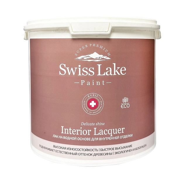 Лак на водной основе для внутренней отделки Interior Lacquer матовый 3л