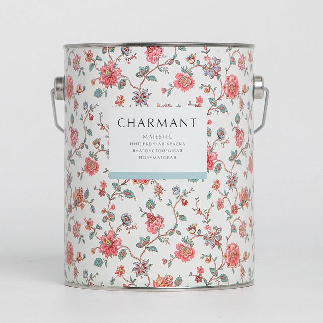 Краска Сharmant Marinel полуматовая акрил-уретановая для влажных помещений  база А 2,7 л